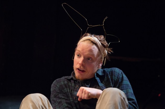 Freddie Fox in A Midsummer Night's Dream at Southwark Playhouse until 1st July CREDIT Tomas Turpie